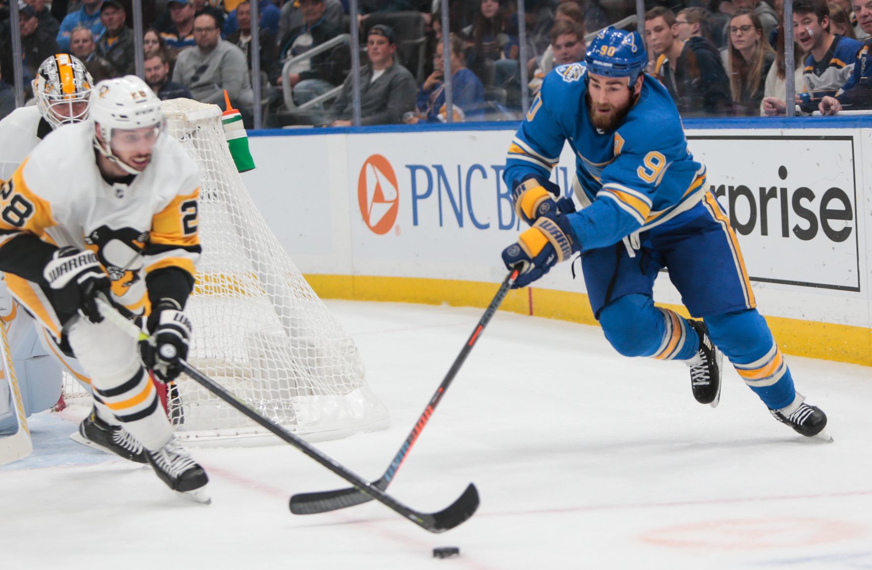 Blues take on Penguins at home
